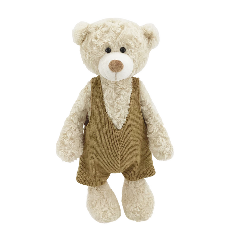 Pelúcia Teddy de Luxo 30,5 cm - Hipoalergênica e não tóxica, feita com plush importado. Perfeita para decorar o quarto infantil e proporcionar momentos de carinho e segurança