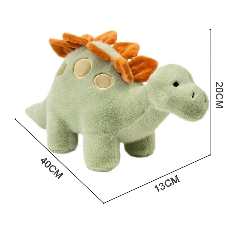 Dino de Pelúcia - Decoração lúdica e divertida para quarto infantil. Feito de algodão de alta qualidade, com costuras reforçadas e design encantador. Ideal para mães que buscam criar um ambiente acolhedor e seguro para seus filhos