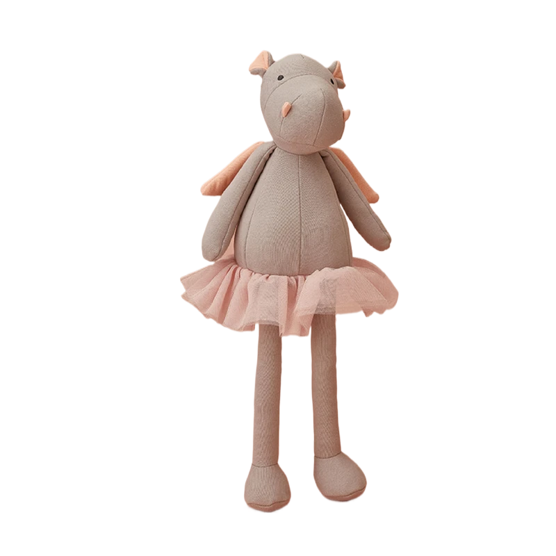 Pelúcia Unicórnio de Tutu 40cm, educativa e segura, confeccionada em 100% algodão. Ideal para estimular o desenvolvimento sensorial e decorar o quarto infantil. Perfeita para mães que buscam brinquedos montessorianos e lúdicos